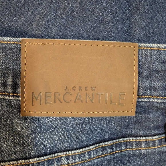 J Crew Mercantile Flex Women's Distressed Straight Jeans Size 33x32 - Picture 11 of 12